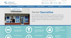 Desktop Screenshot of lakewoodnjfamilydental.com